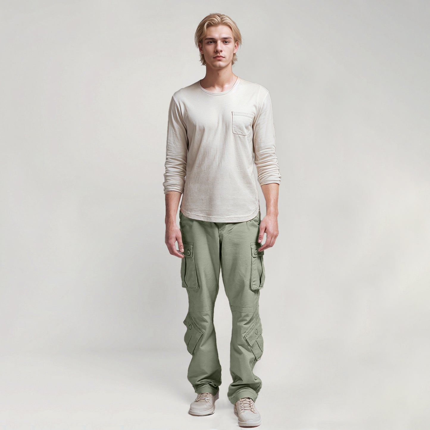 Match Men's Straight Fit Cargo Trouser #3357-2