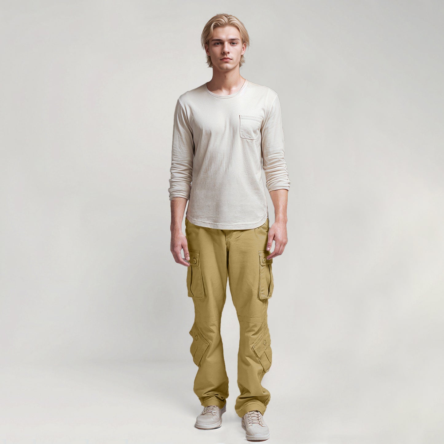 Match Men's Straight Fit Cargo Trouser #3357-2