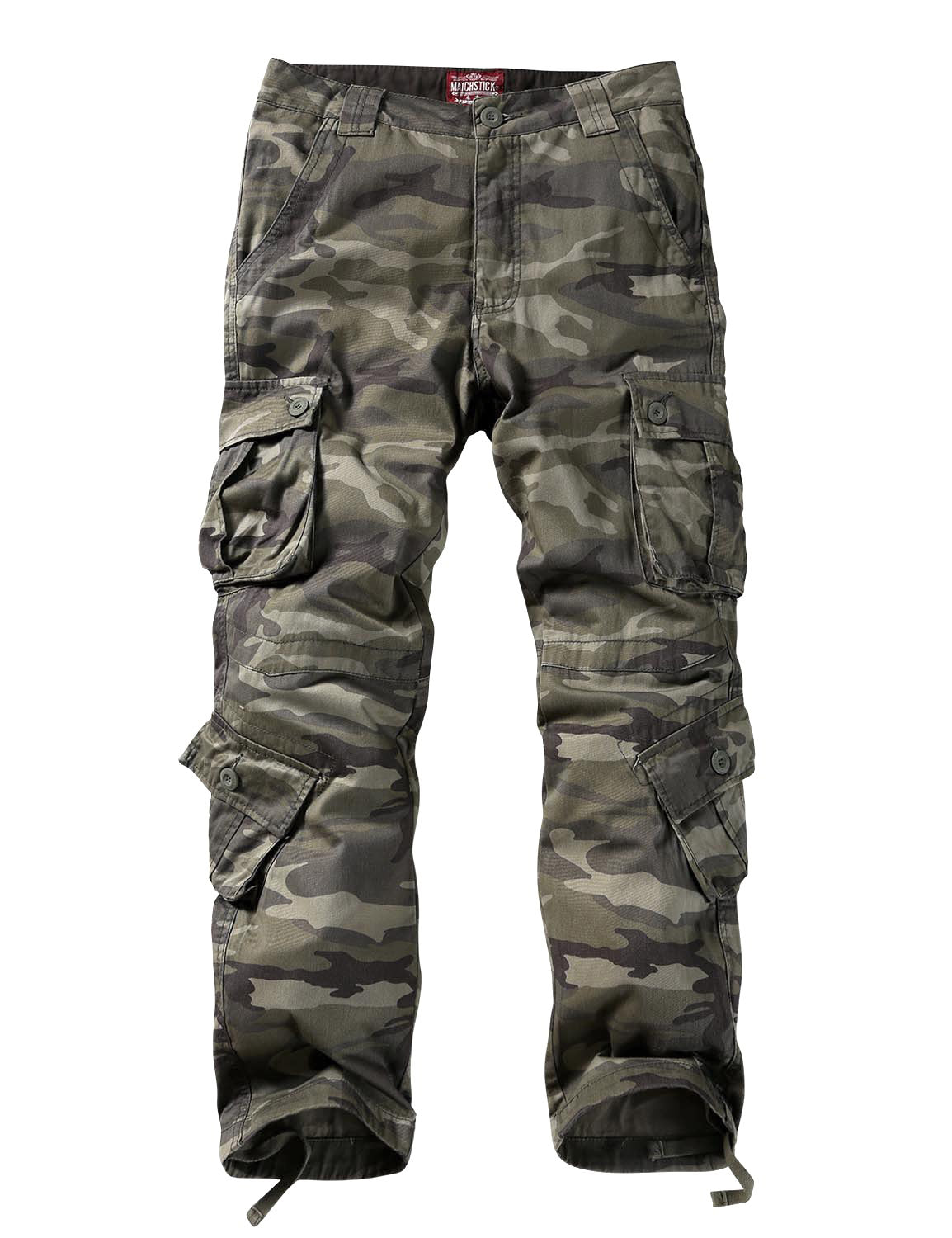 Men's Casual Camo Cargo Pants 3357M