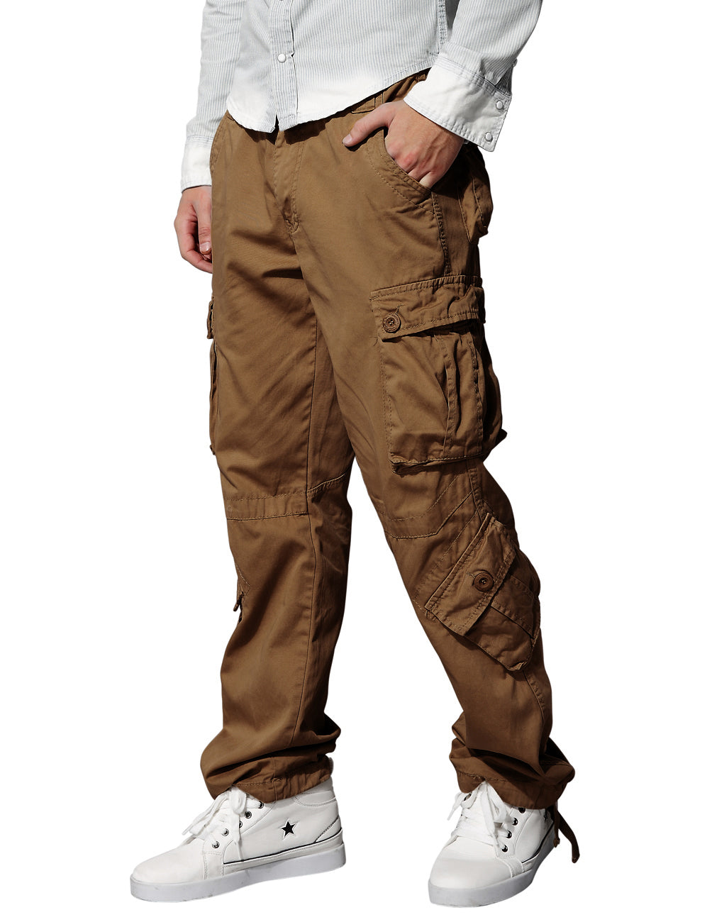 Match Men's Straight Fit Cargo Trouser #3357-3