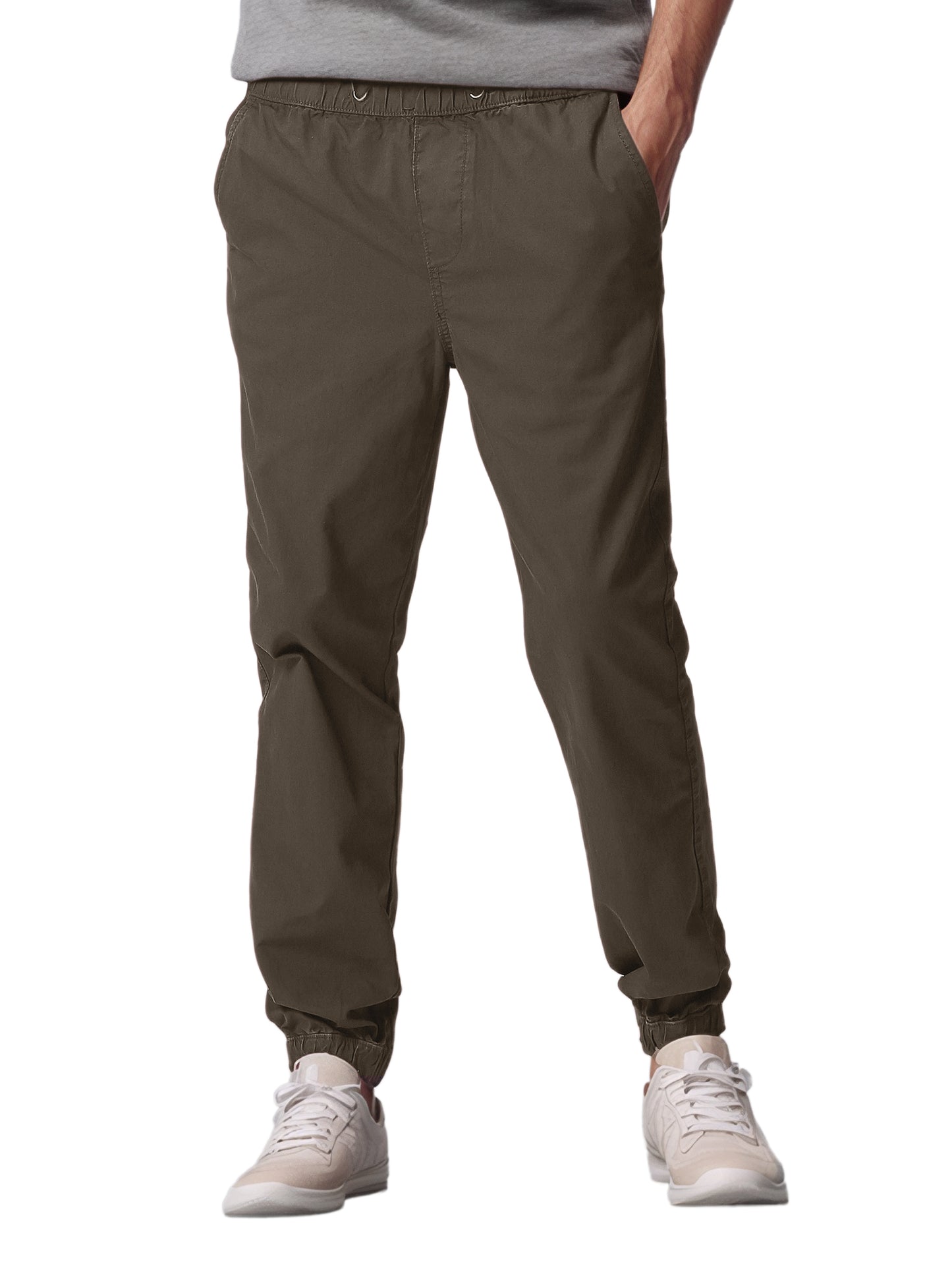 Match Men's Stretch Cotton Tapered Casual Pants #6076