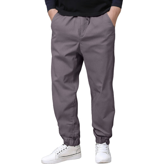Match Men's Stretch Cotton Tapered Casual Pants #6076