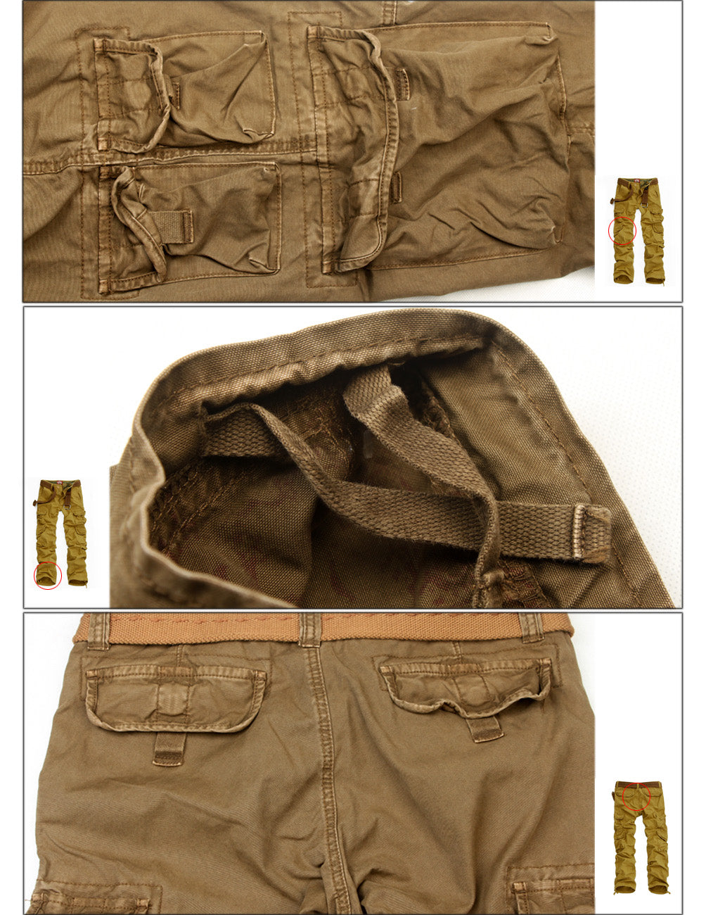 Match Men's Straight Fit Cargo Trouser #6325