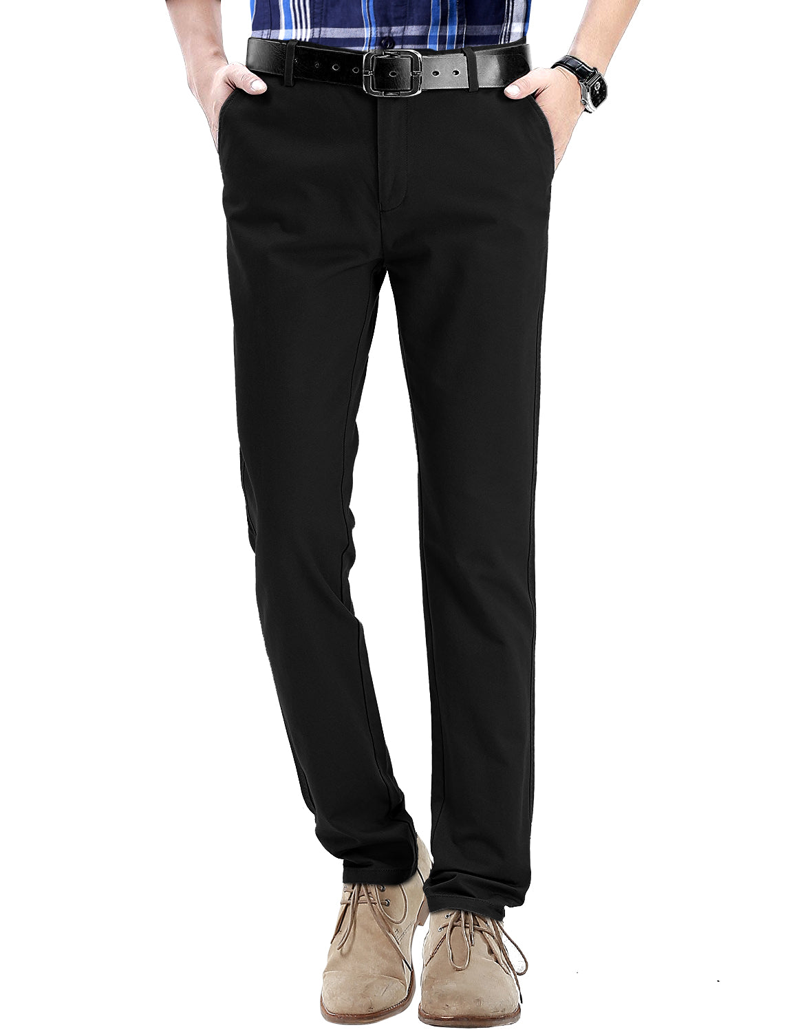 1 Men's Slim Casual Trousers #8025