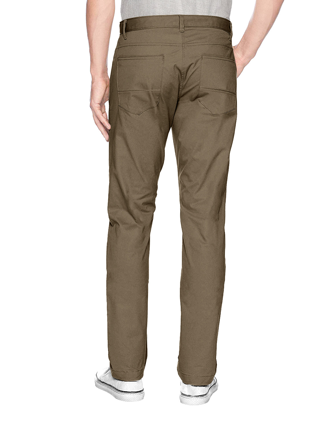1Match Men's Slim Fit Straight Leg Casual Trouser #8032