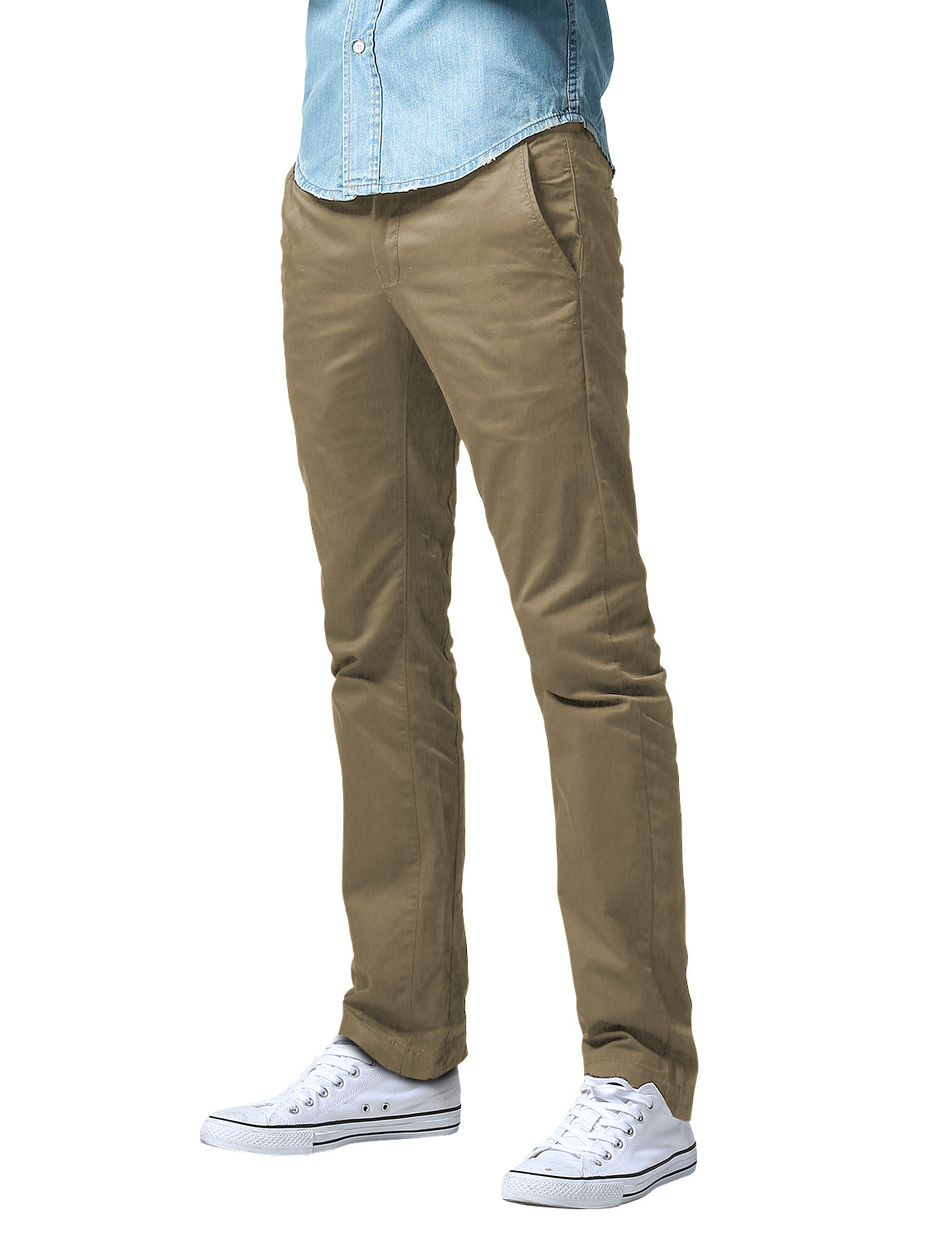 Match Men's Slim Fit Straight Leg Casual Trouser #8036