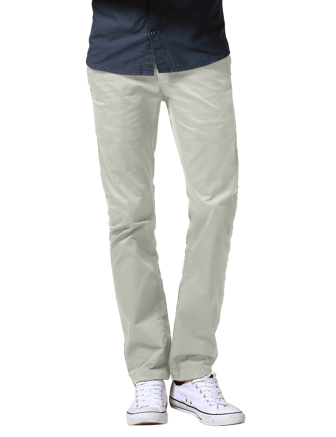 Match Men's Slim Fit Straight Leg Casual Trouser #8036