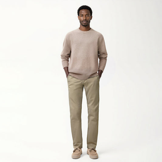 Men's Slim Fit Tapered Leg Stretch Casual Trouser #8050