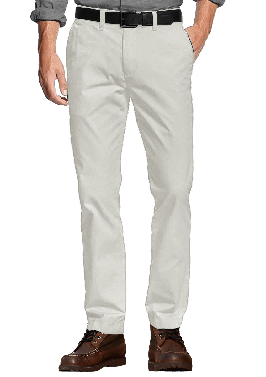 1 Men's Slim Fit Tapered Leg Stretch Casual Trouser #8050-2