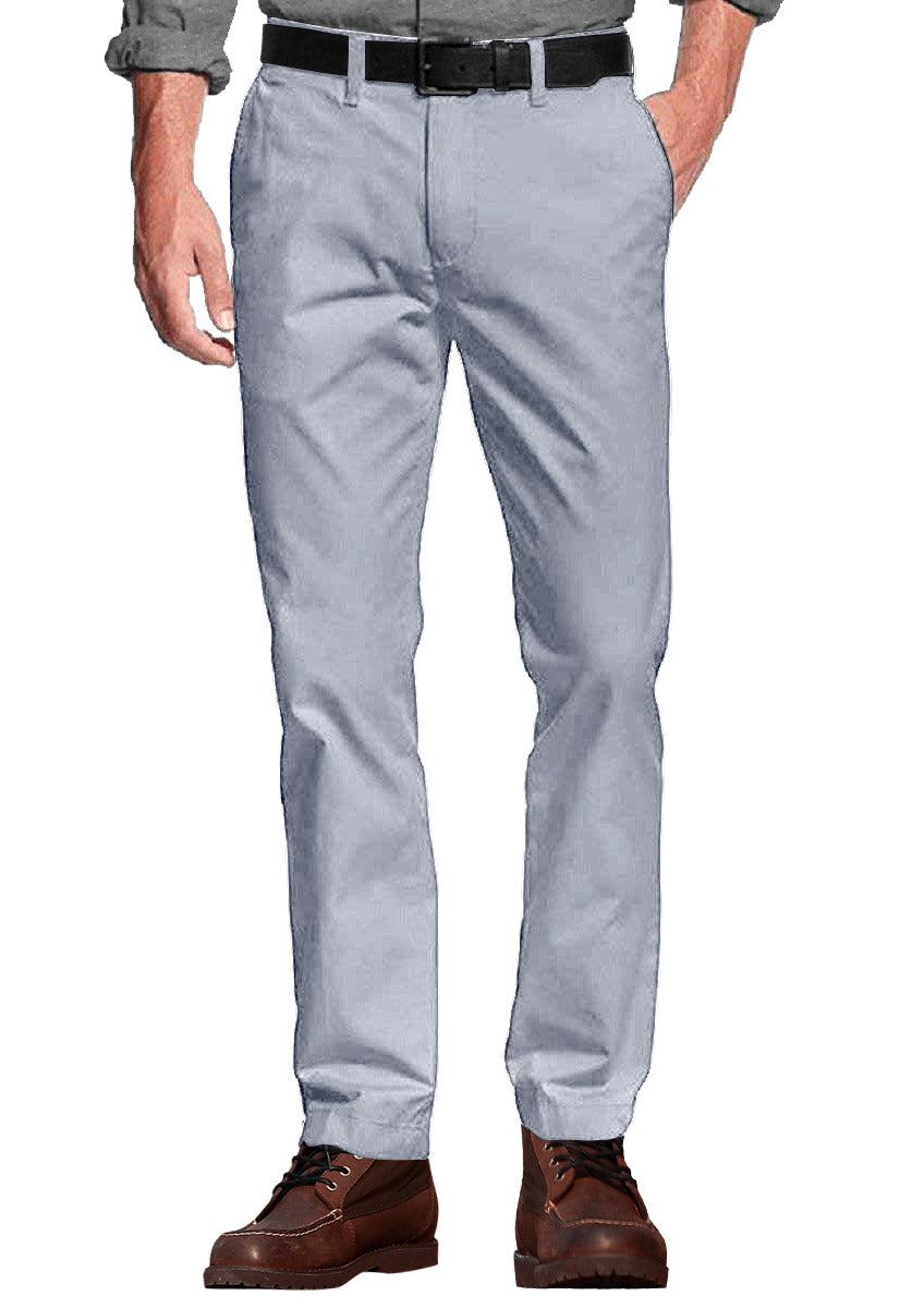 1 Men's Slim Fit Tapered Leg Stretch Casual Trouser #8050-2