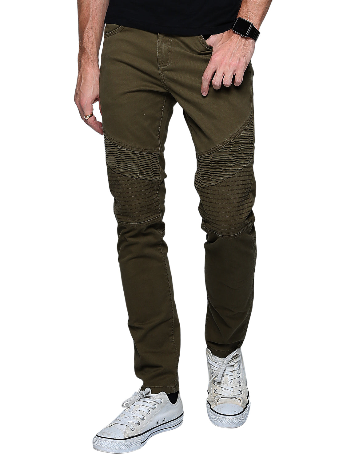 Men's Slim Fit Straight Leg Casual Trouser #8081