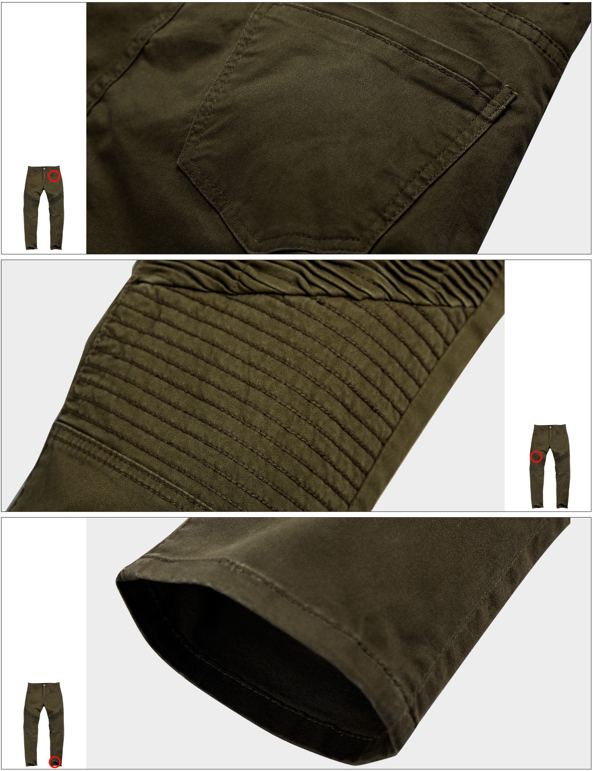 Men's Slim Fit Straight Leg Casual Trouser #8081