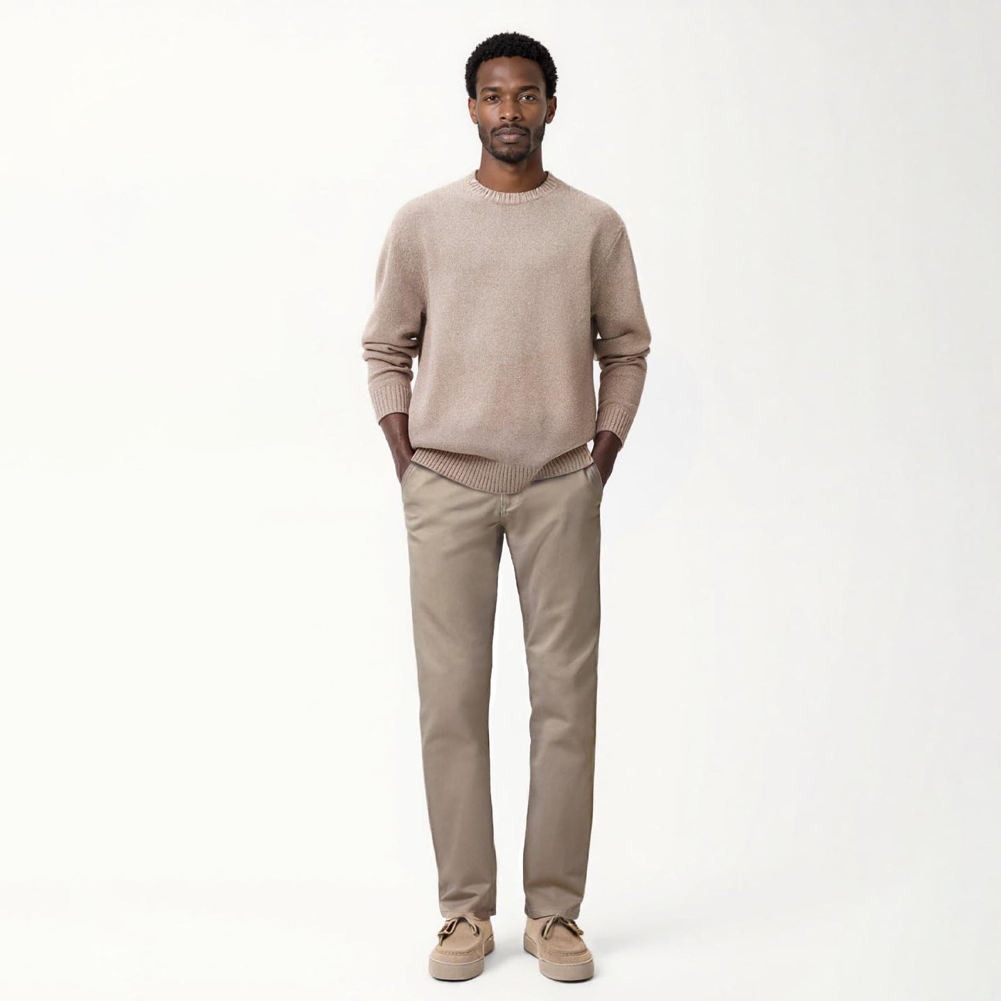 Match Men's Slim Fit Straight Leg Casual Trouser #8106