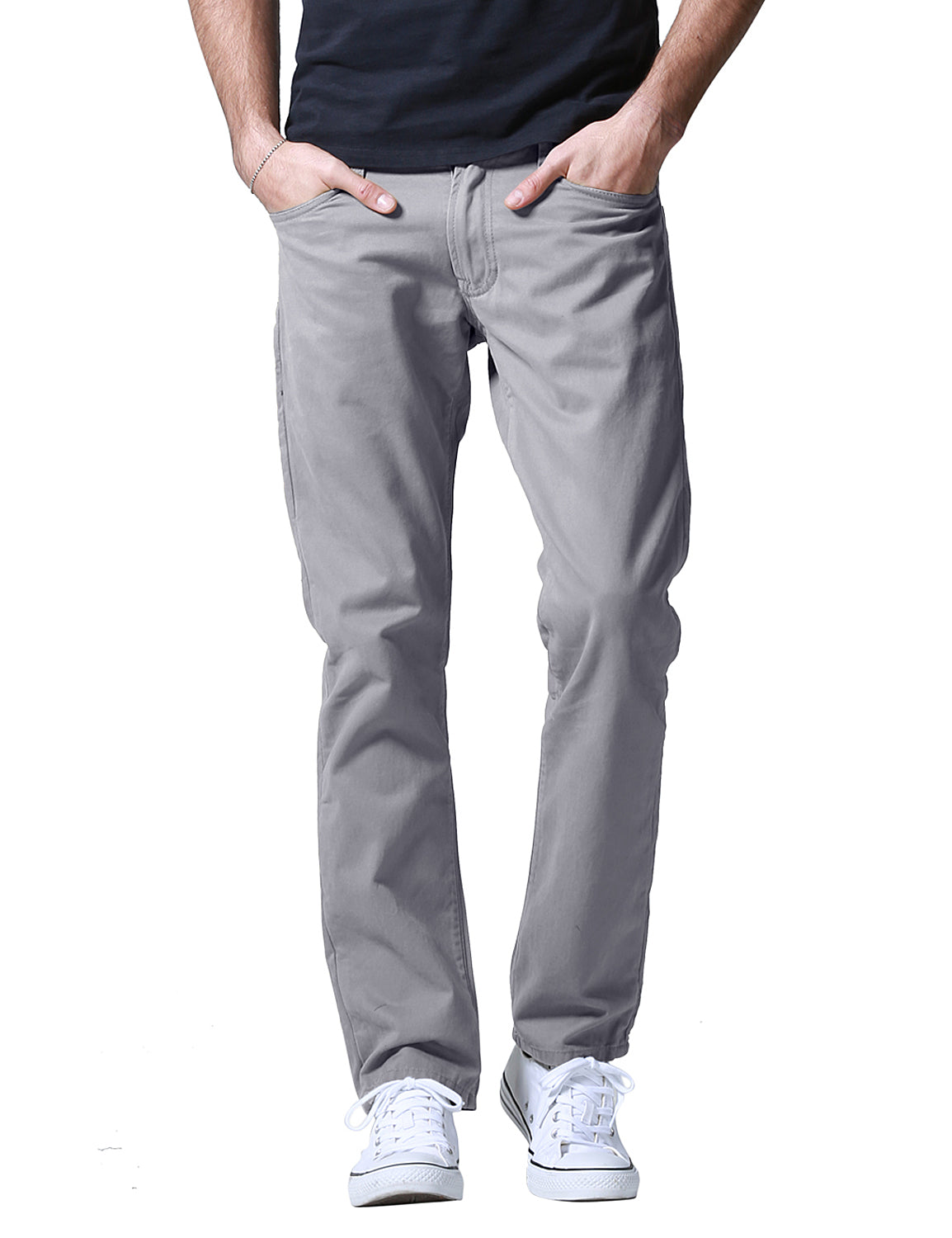 Match Men's Slim Fit Straight Leg Casual Trouser #8139