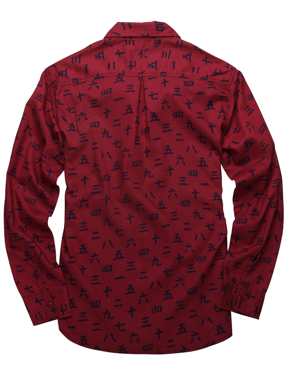Men's Long Sleeve Printed Shirt G2247