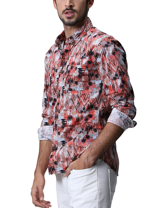 Cotton Long-Sleeved Shirt Casual Shir G2251