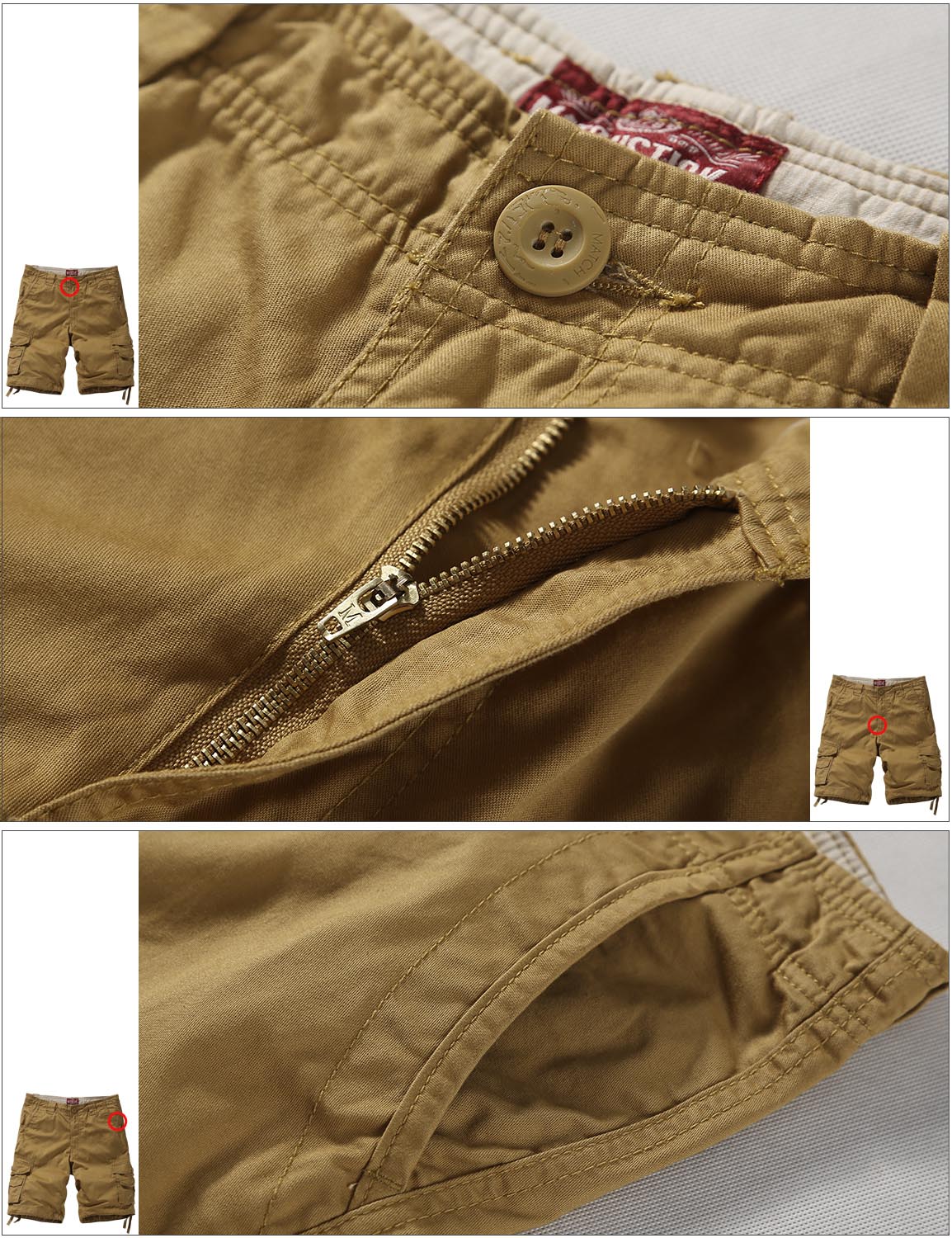 Match Men's Cargo Short S3612
